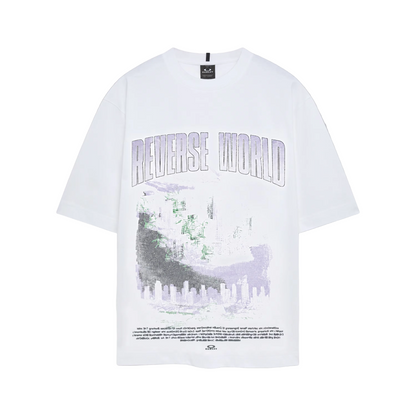 Reverse World White T-Shirt