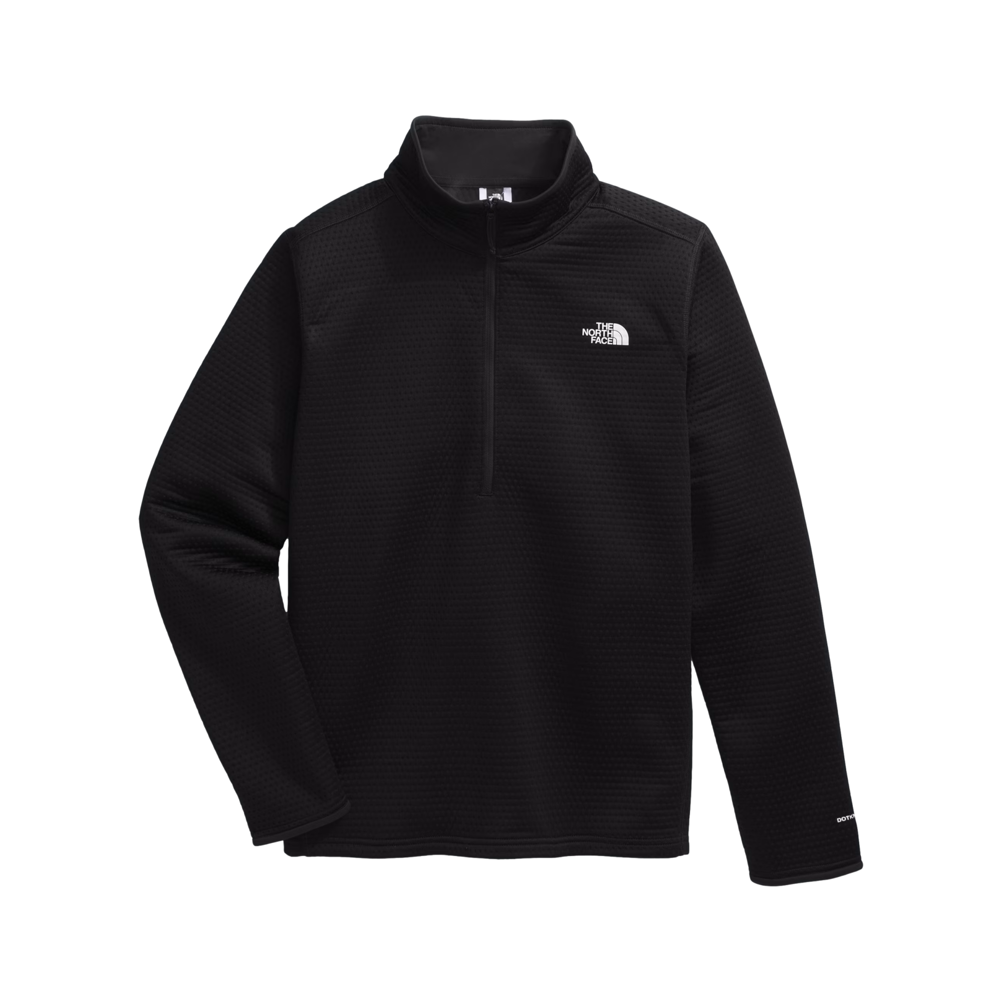 Dot Knit Thermal Half Zip Jacket