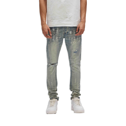 Light Indigo Paint Blowout Jean