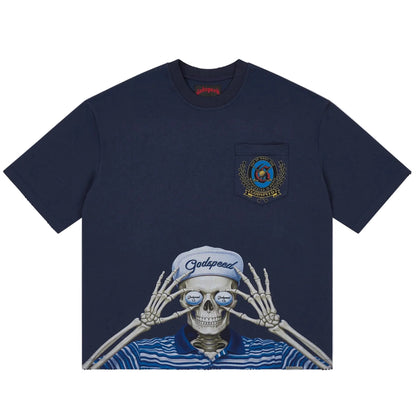 Golf Days Pocket Navy T-shirt