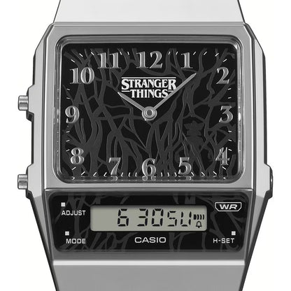 Casio x Stranger Things Silver Analog & Digital Watch  AQ-800EST-1A