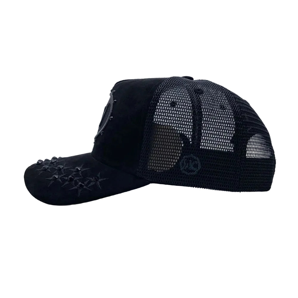 Diamond 777 Suede Black Trucker