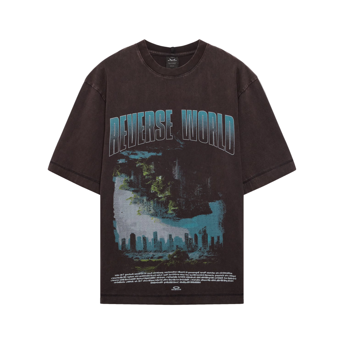 Reverse World Black T-Shirt