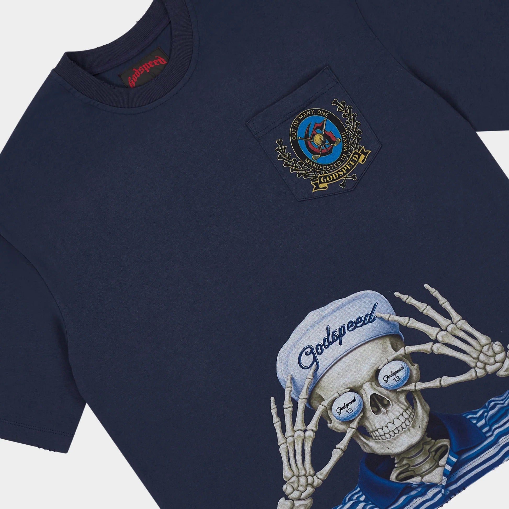 Golf Days Pocket Navy T-shirt