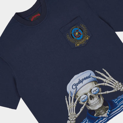 Golf Days Pocket Navy T-shirt