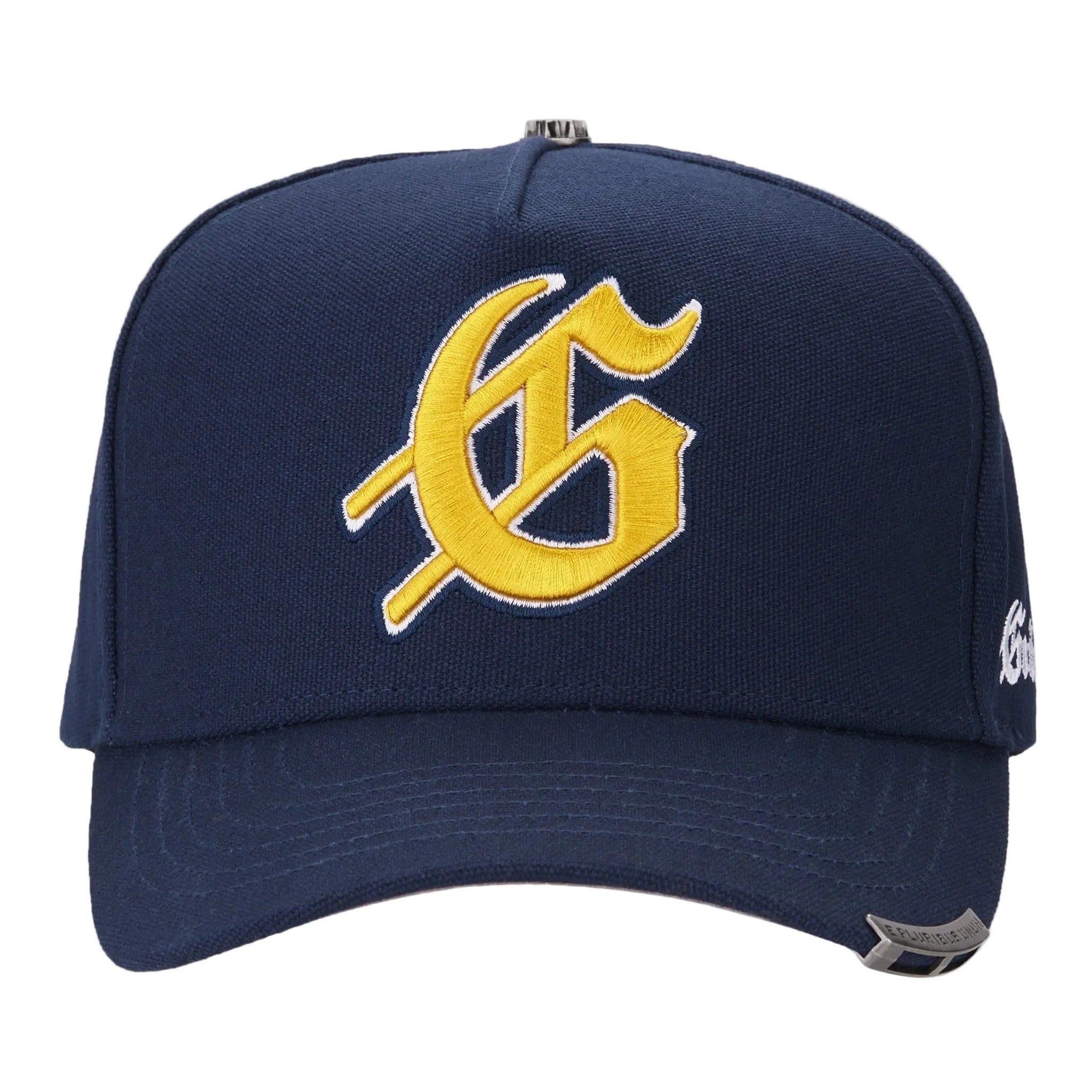 G Logo Navy Yellow Navy SnapBack Hat