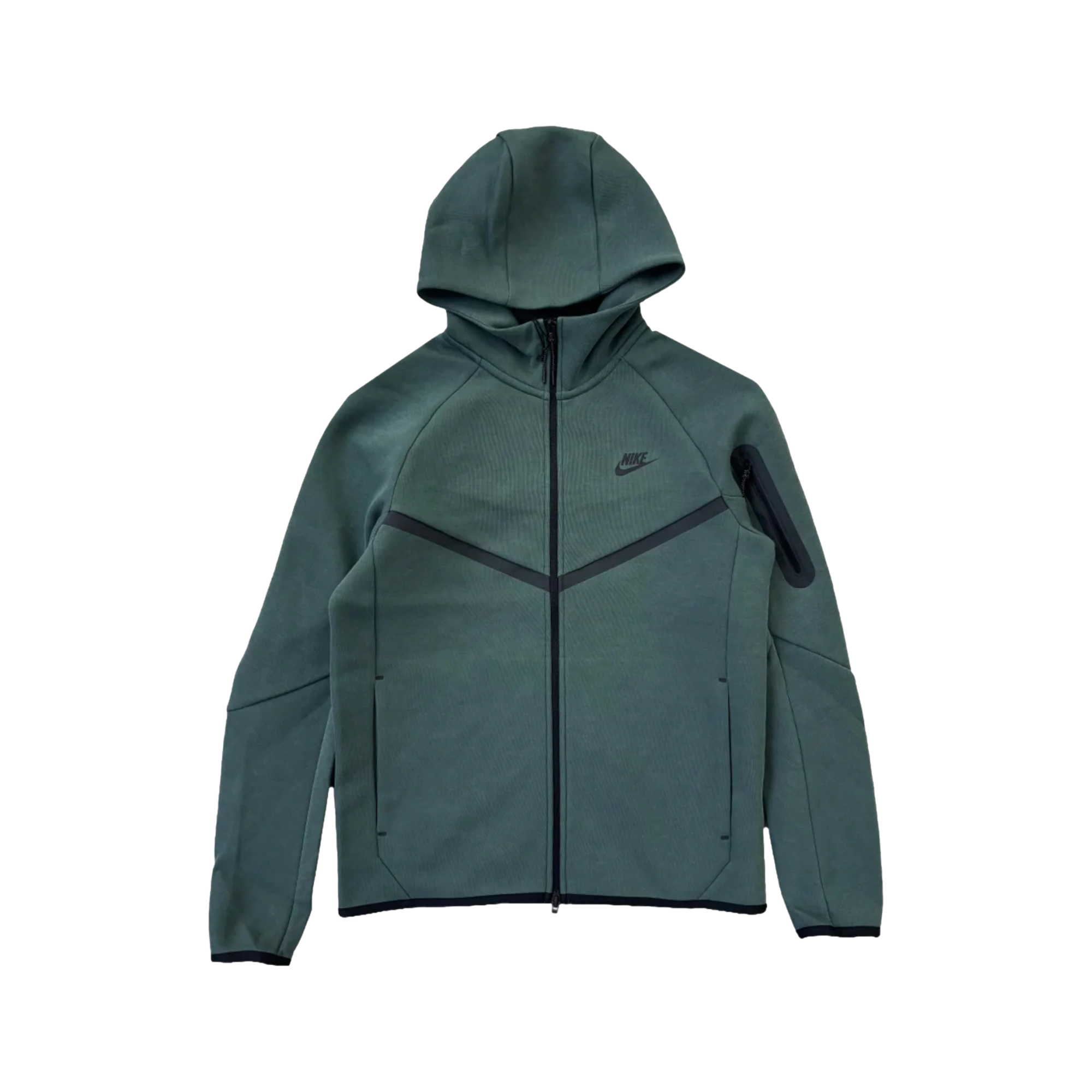 Tech Windrunner Green Full-Zip Hoodie