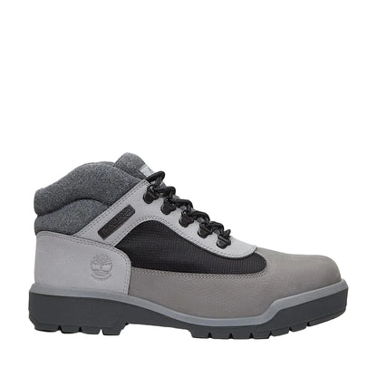 Field Mid Lace Up Gray Boots