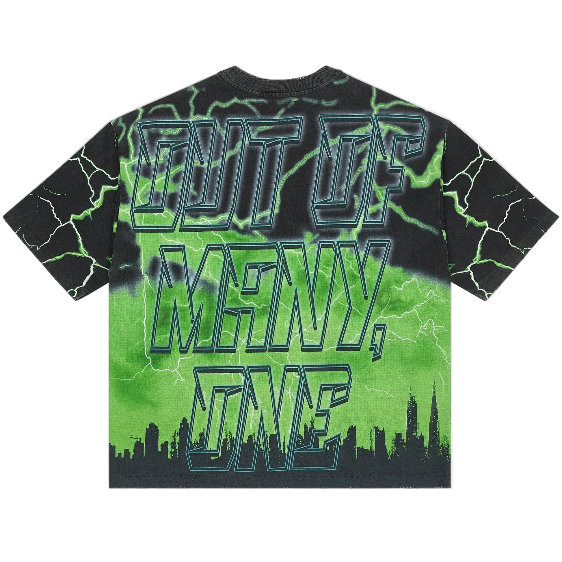 Voltage Sleeveless Green T-shirt