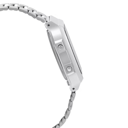 Vintage Silver Toned Top Watch A168WA-1