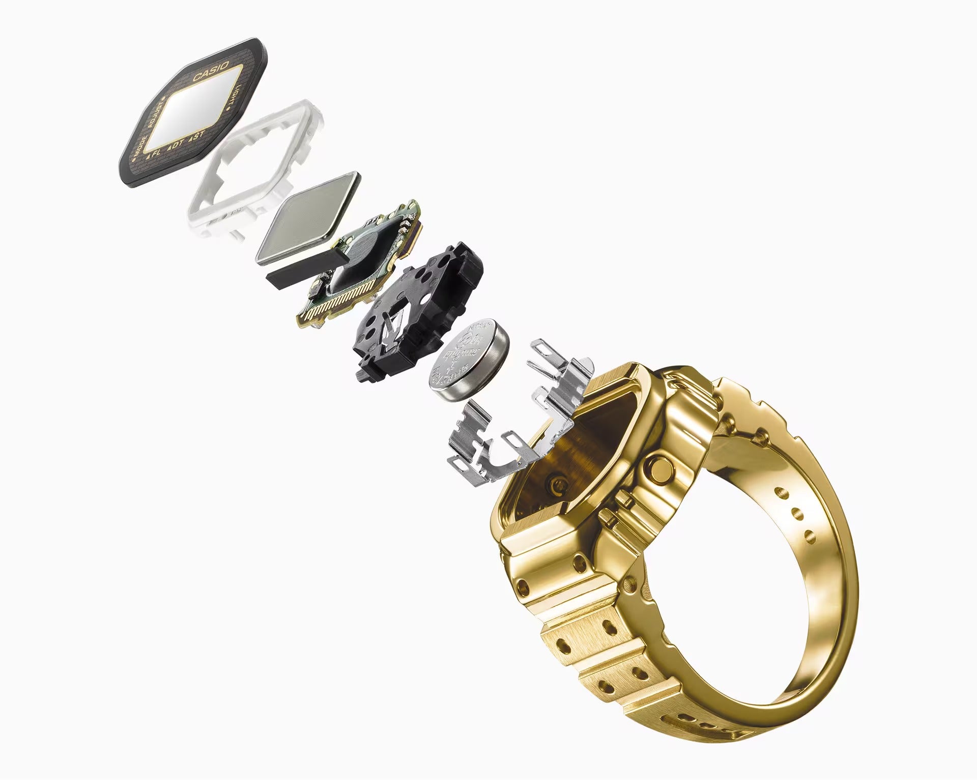 CRW001G 9 Yellow Ring Watch