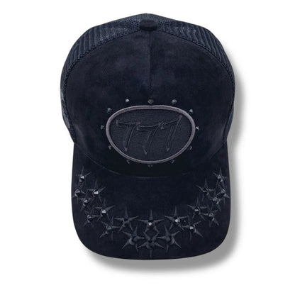 Diamond 777 Suede Black Trucker