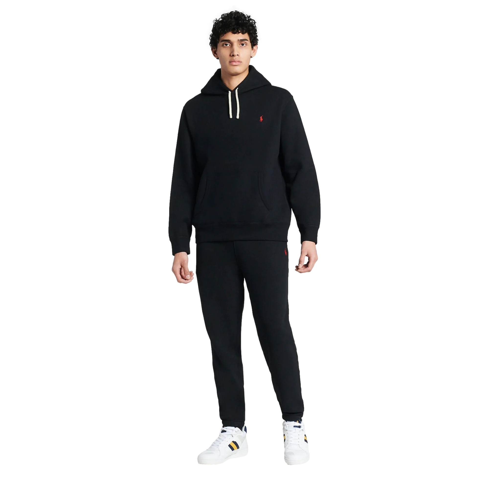 The RL Fleece Black Hoodie