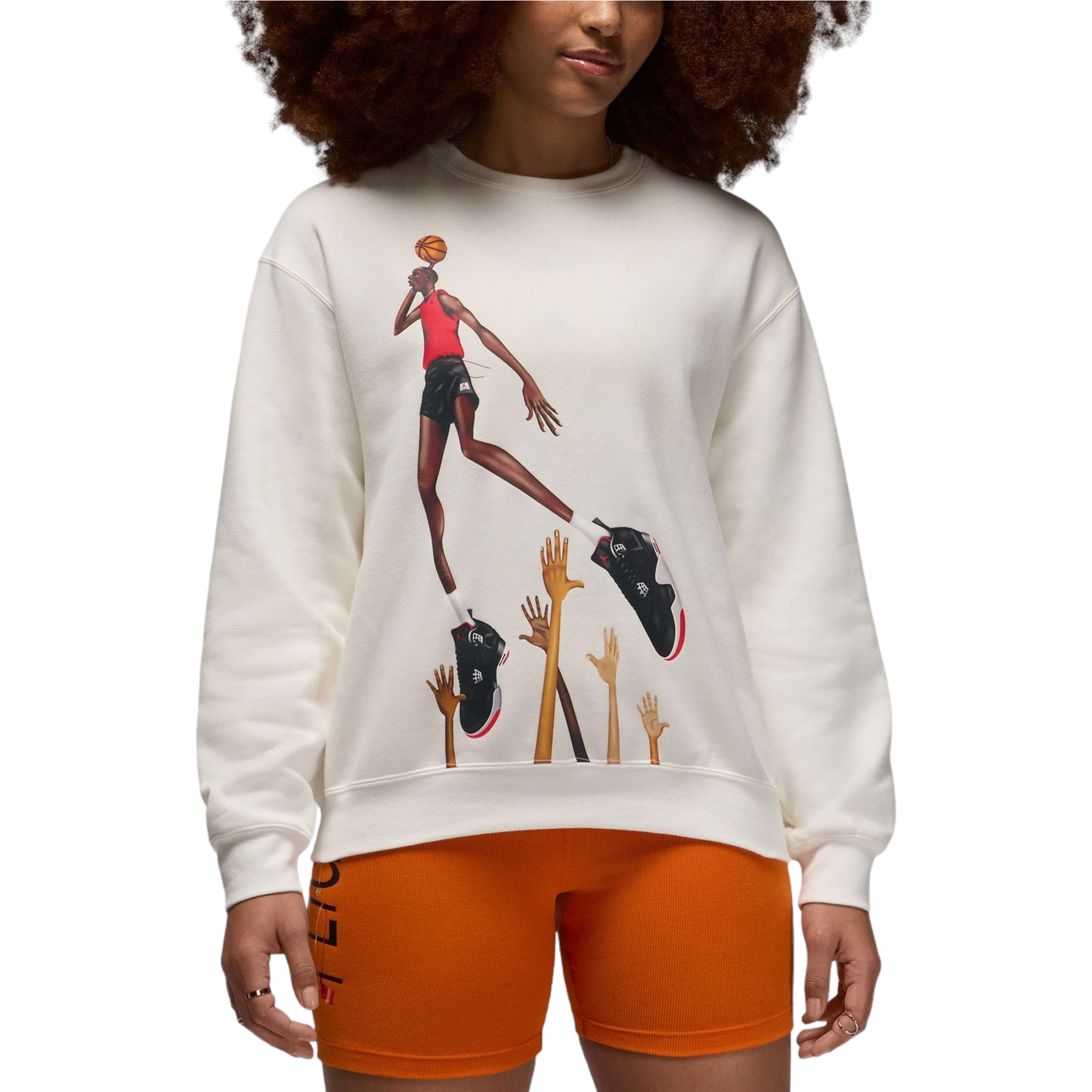 Air Jordan Artist Series by Darien Birks Fleece CrewNeck