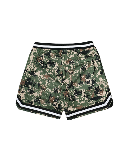 BB Digi Camo Brown Shorts