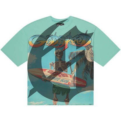 Miami Surf Club Teal Tee