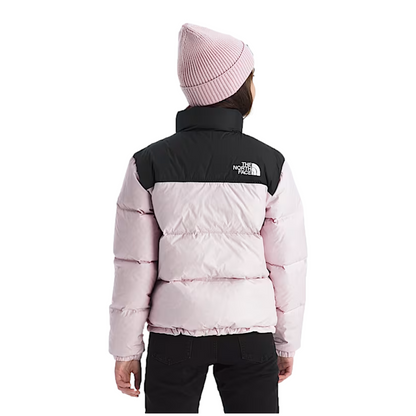 Teen's 1996 Retro Nuptse Pink Jacket
