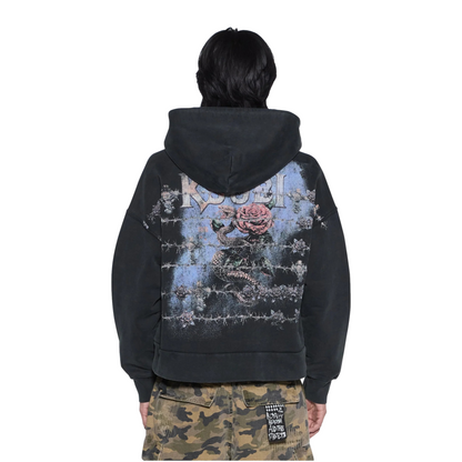 Death Snake Halen Ash Full-Zip Hoodie