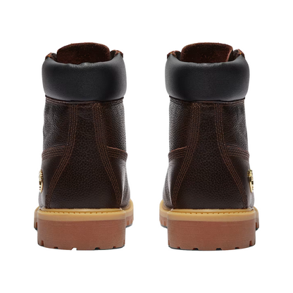 Premium Espresso 6-Inch Lace-Up Waterproof Boots