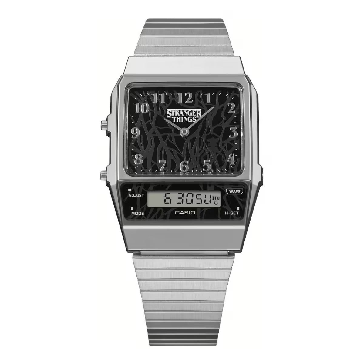 Casio x Stranger Things Silver Analog & Digital Watch  AQ-800EST-1A