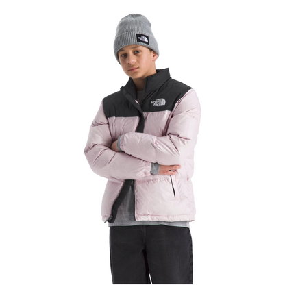 Teen's 1996 Retro Nuptse Pink Jacket