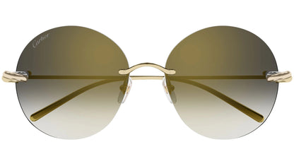 Gold Grey Sun Yellow Glasses