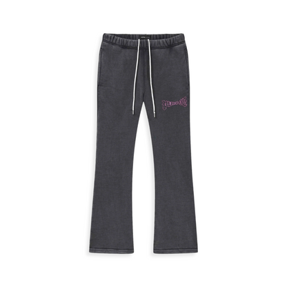 Black Arched Gothic Sweatpants