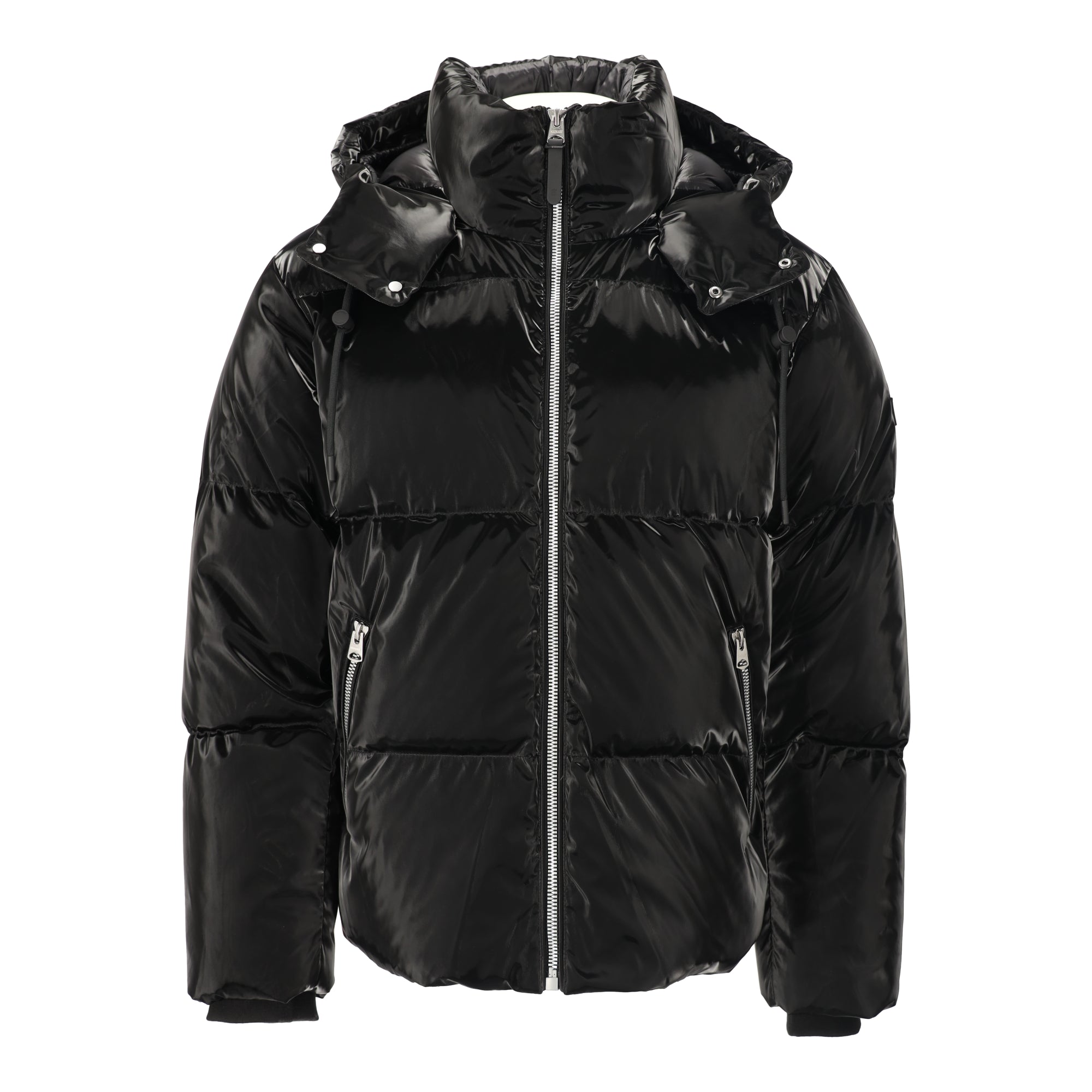 Hooded Down Black Coat