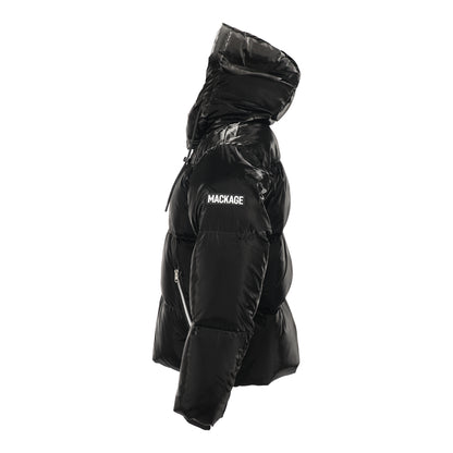 Hooded Down Black Coat