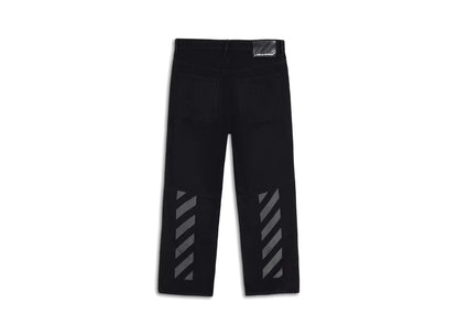 White™ Diagonal Carpenter Jeans in Black