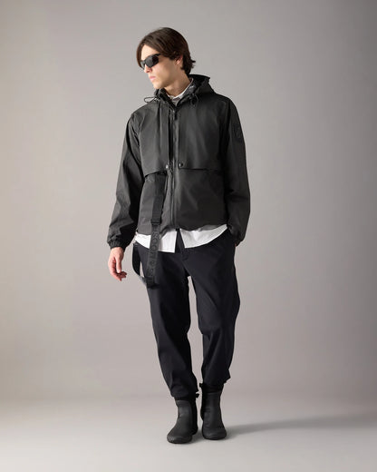 Rain Packable Black Jacket