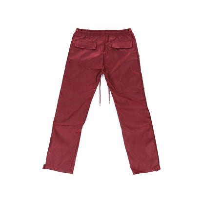 M2024-P532-RED-Men Snap Front Cargo Pants
