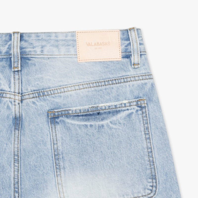 Blue Light Wash Mr. Shorts
