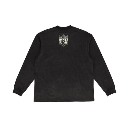 Beware Of  Dog Black Crew Neck
