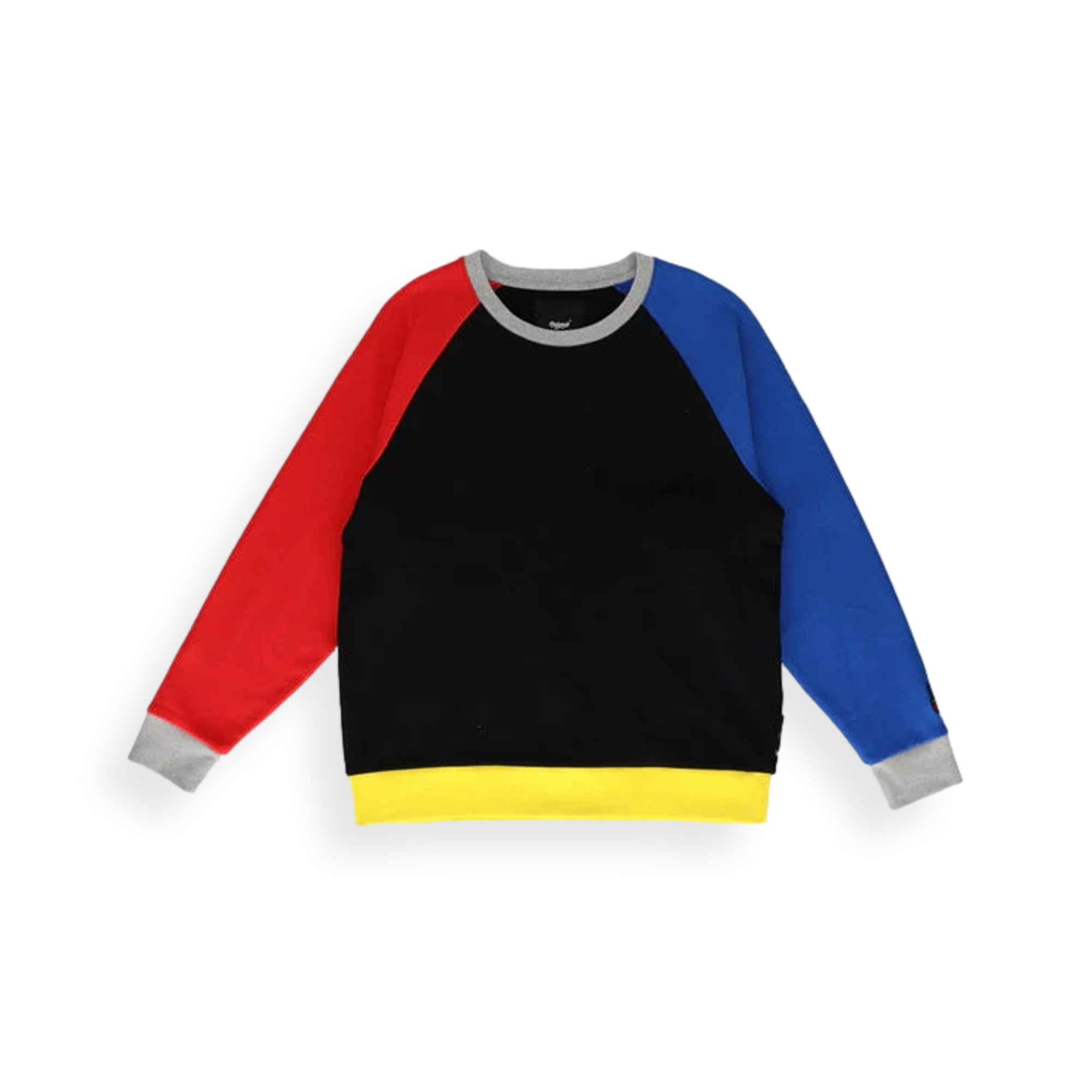 Multi-Color Patchwork Crewneck