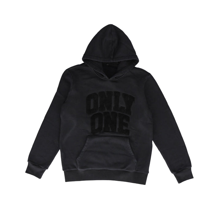 Monochromatic Chenille Pullover Hoodie