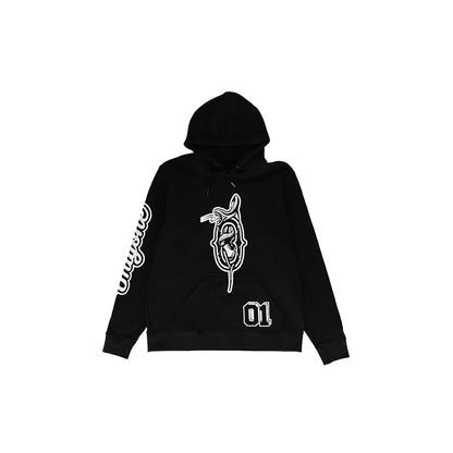 Only One Cobra O Print Pullover Hoodie