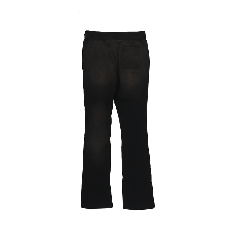 Cut And Sewn Distressed Sweatpant black