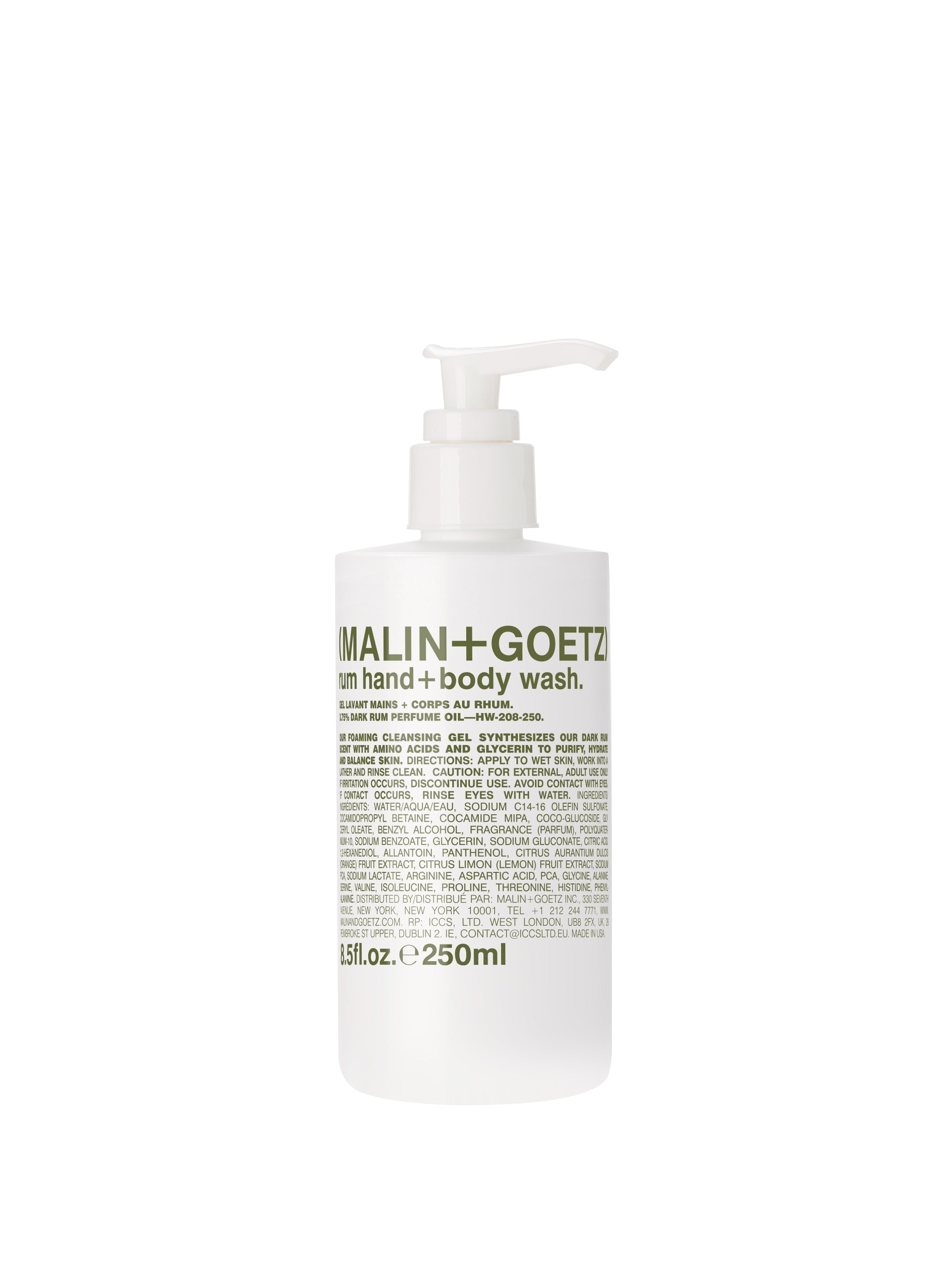 Malin+Goetz Rum Hand And Body Wash