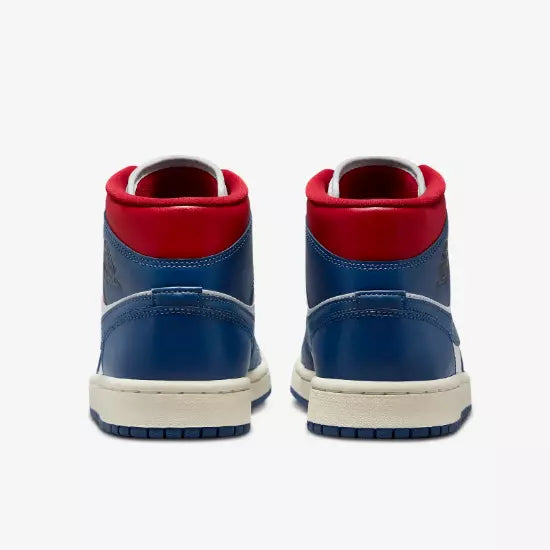 Air Jordan 1 Mid French Blue Gym Red