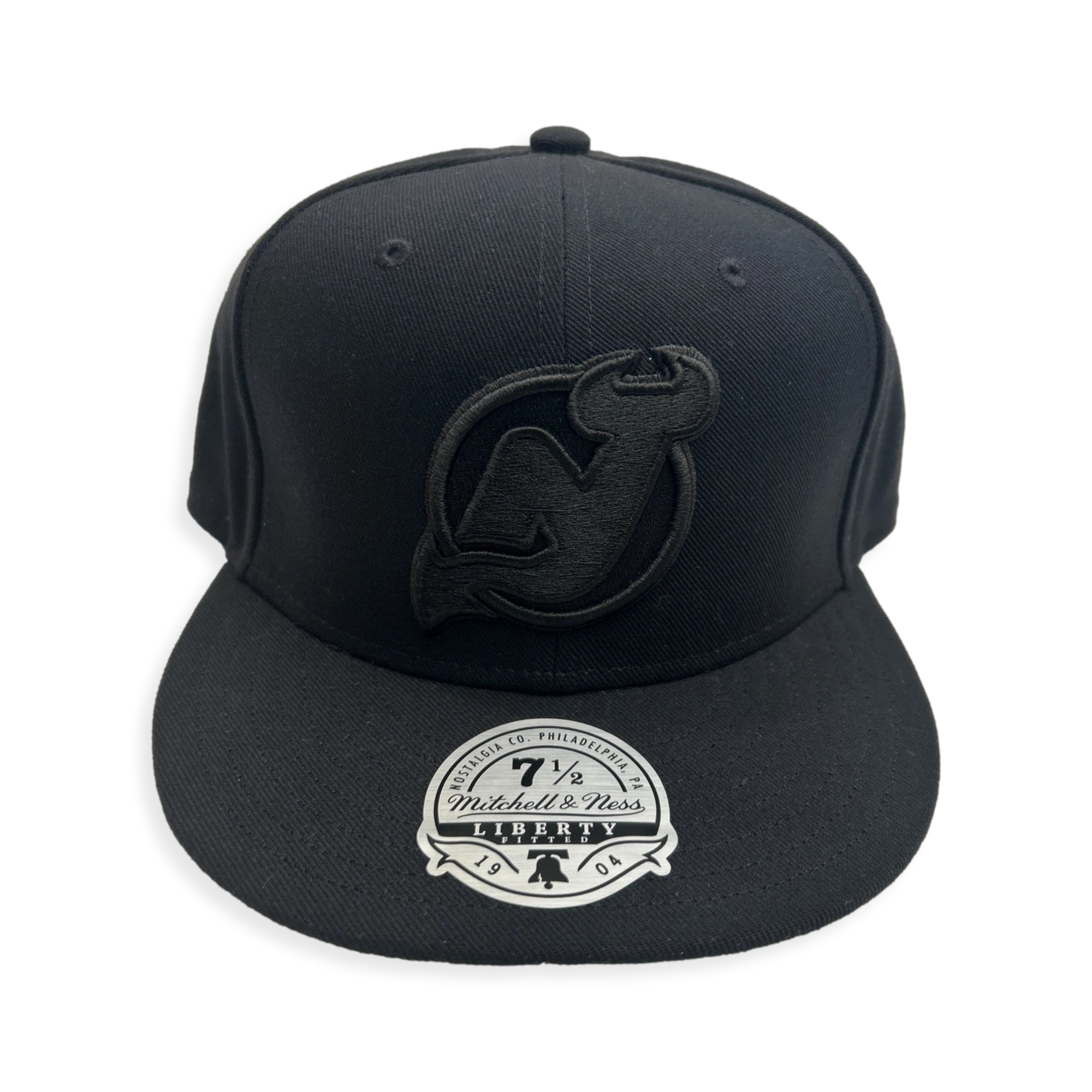 New Jersey Devils – Custom Fitted Hat Black