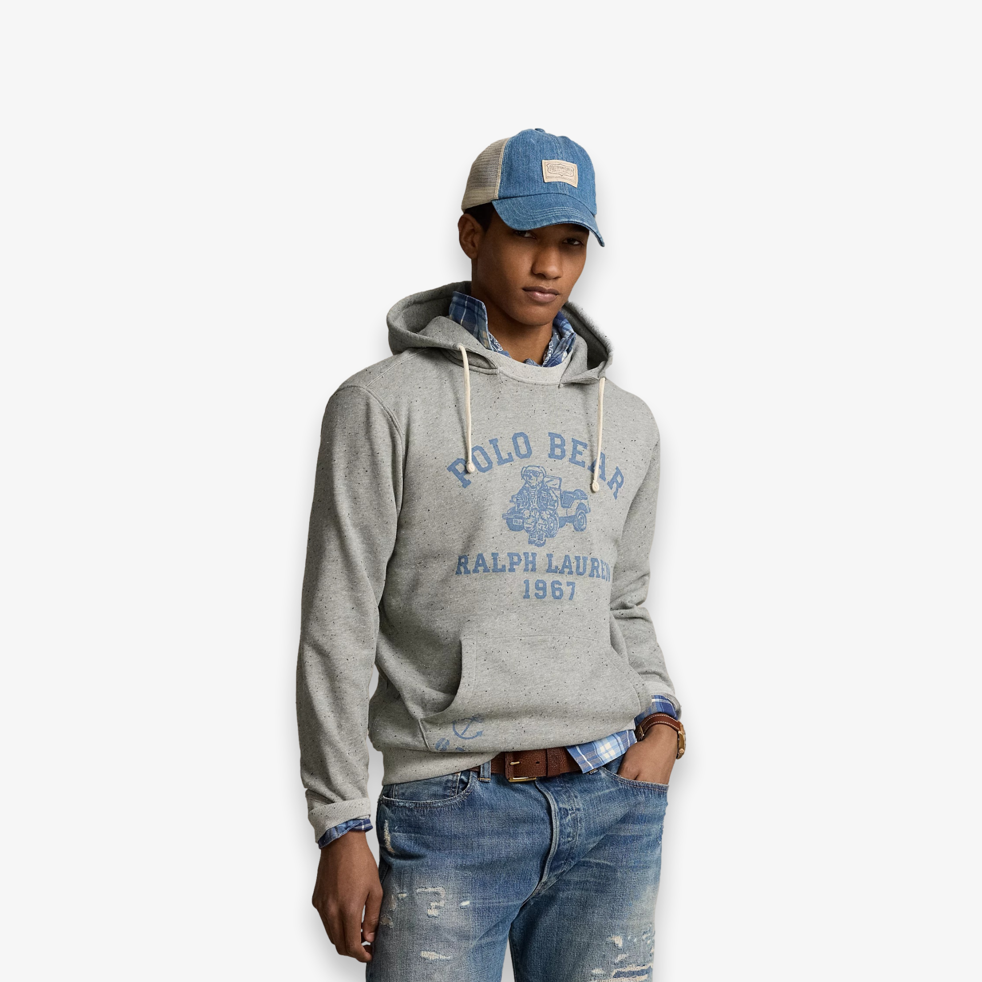Ls Seeded Vintage Fleece Pullover Hoddie
