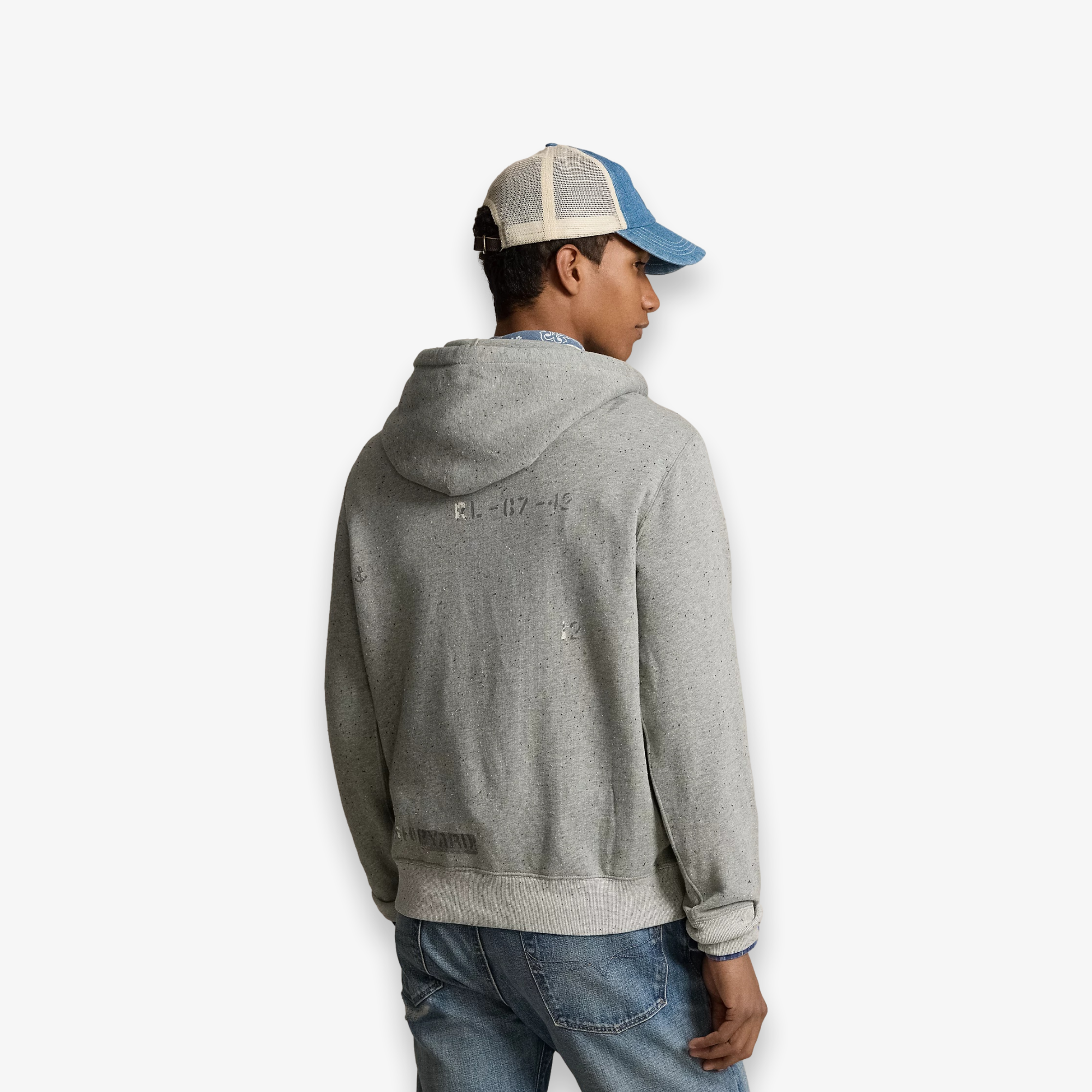 Ls Seeded Vintage Fleece Pullover Hoddie