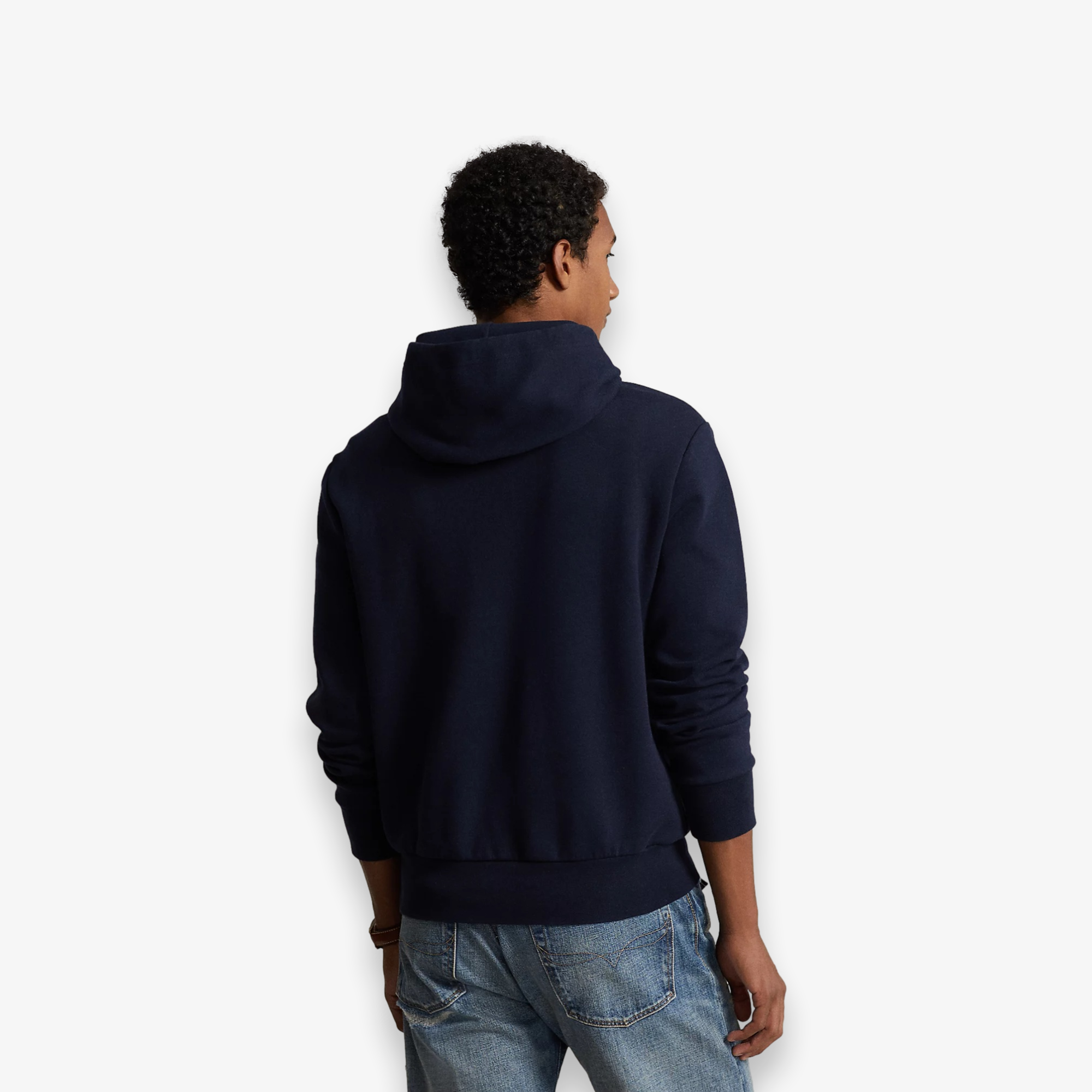 Logo Double-Knit Pullover Hoodie