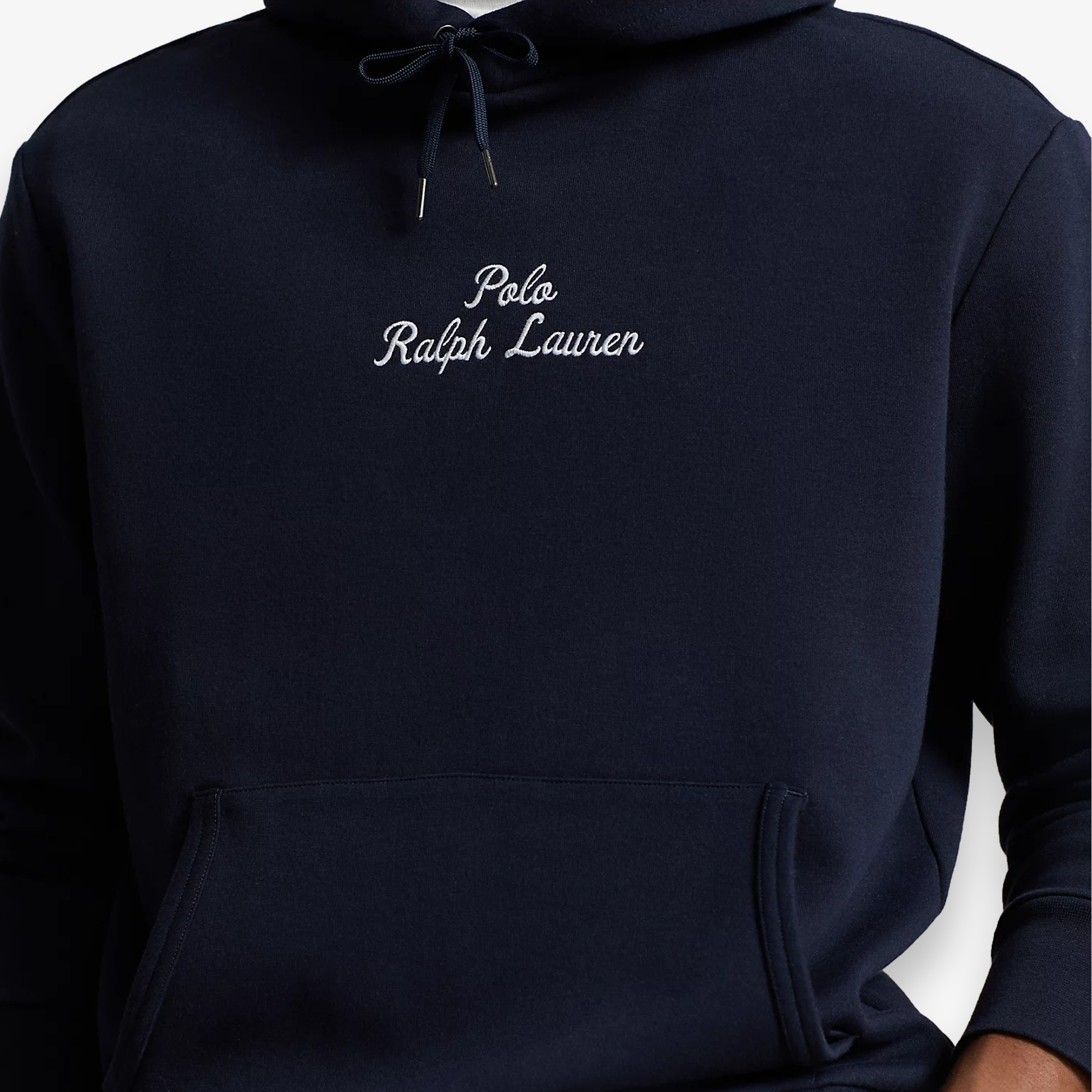 Logo Double-Knit Pullover Hoodie