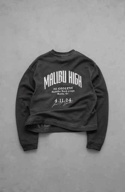 Oil Wash Malibu High Crewneck