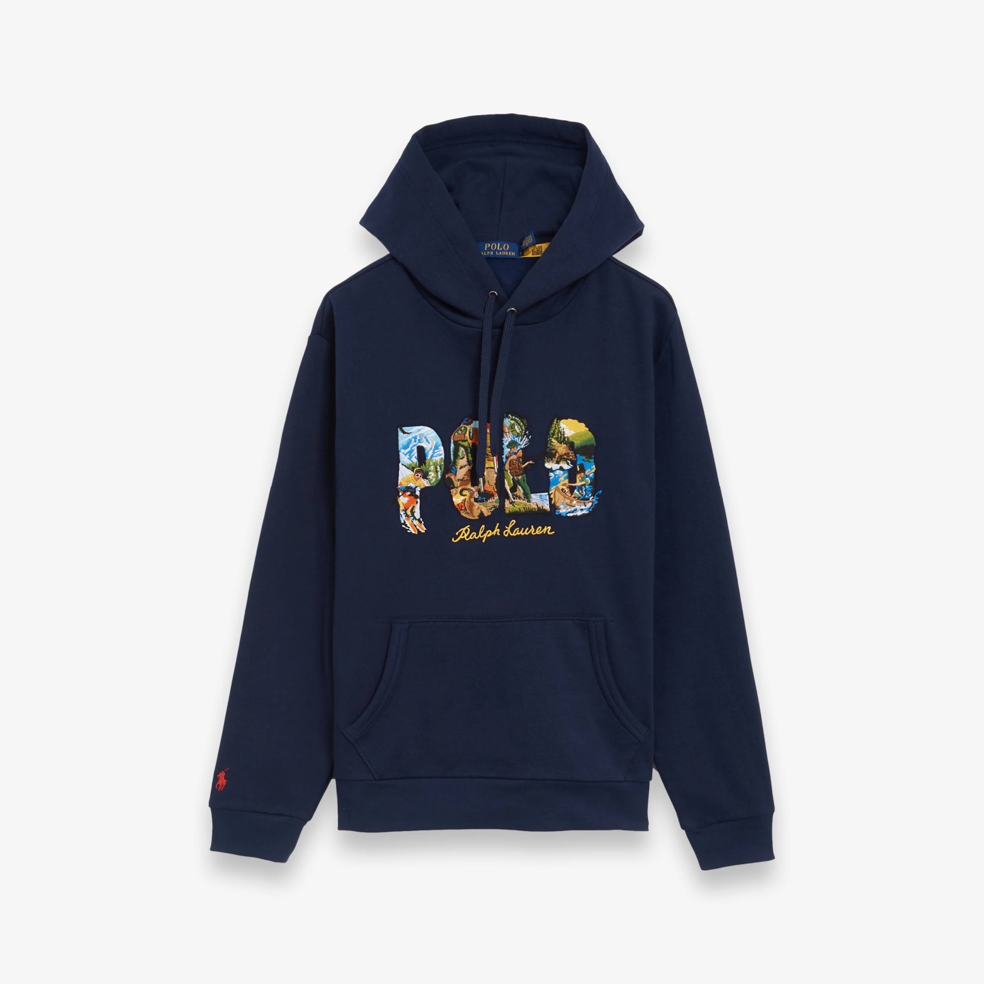 Novelty Embroidered Pullover Hoodie