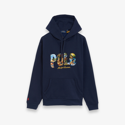 Novelty Embroidered Pullover Hoodie