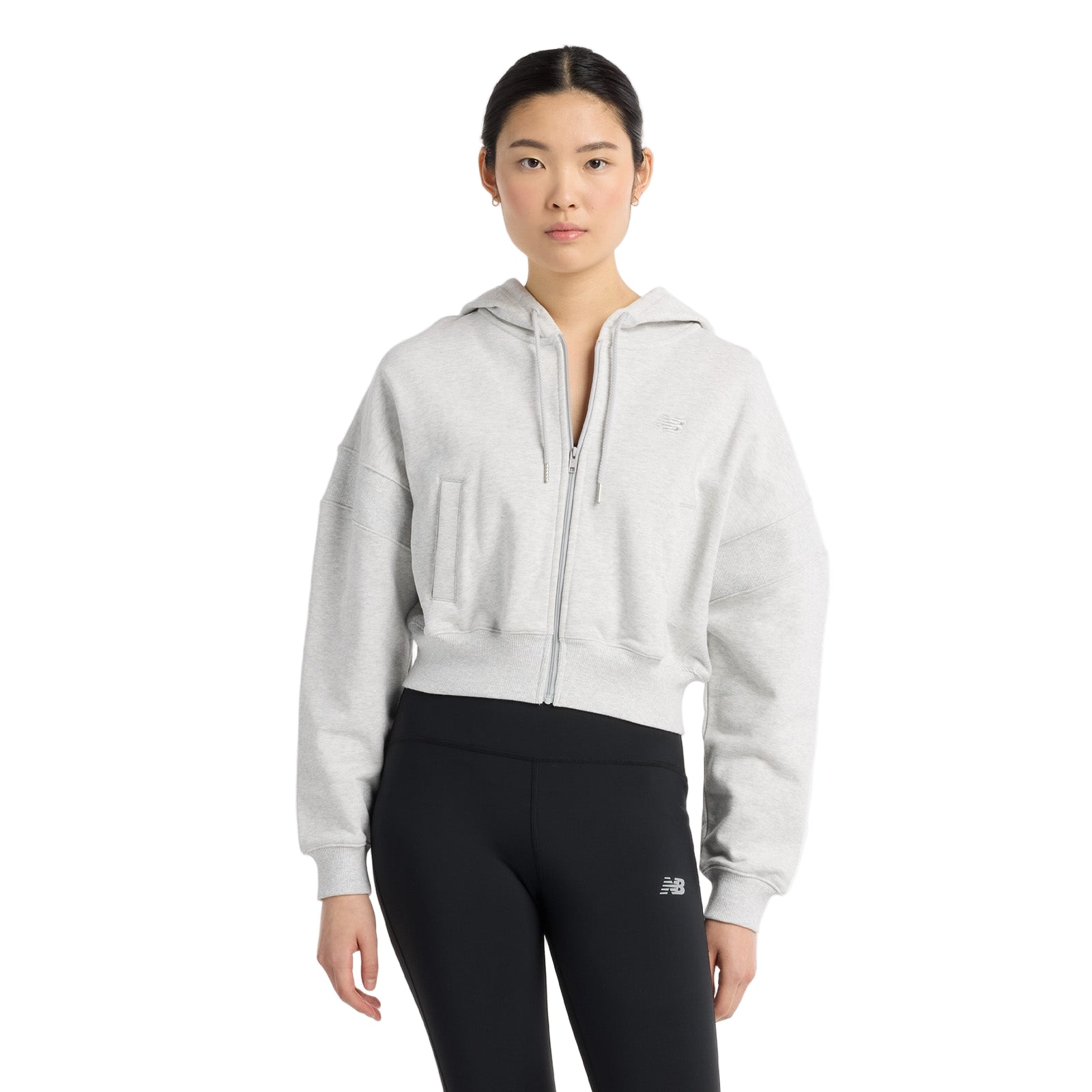 French Terry Grey Full Zip Jacket
