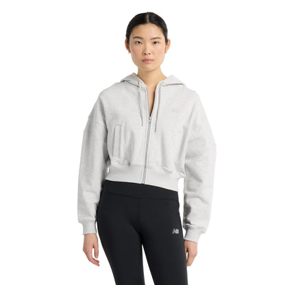 French Terry Grey Full Zip Jacket